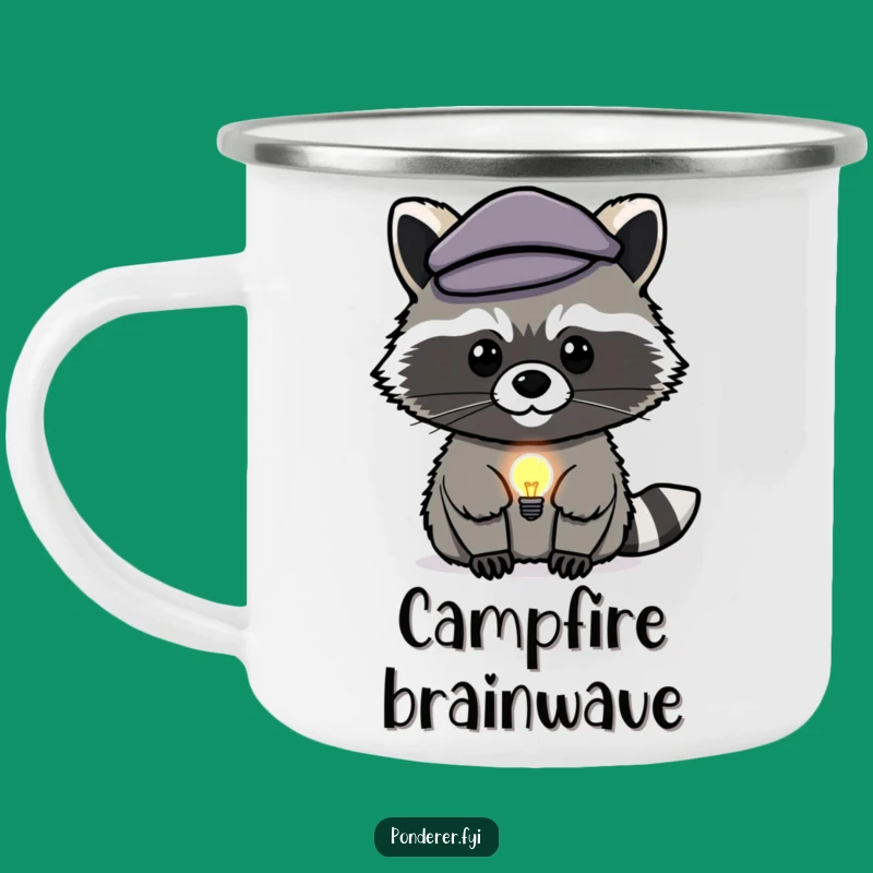 Funny Raccoon Genius Camping Mug: Brilliant Ideas for the Trail