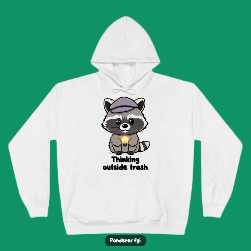 Funny Raccoon Genius Hoodie: Stay Warm with Brilliant Ideas
