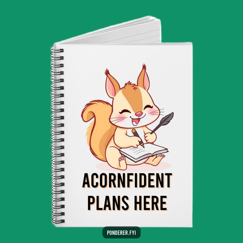 Funny Squirrel Writer Notebook: Comedic Journal for Your Thoughts