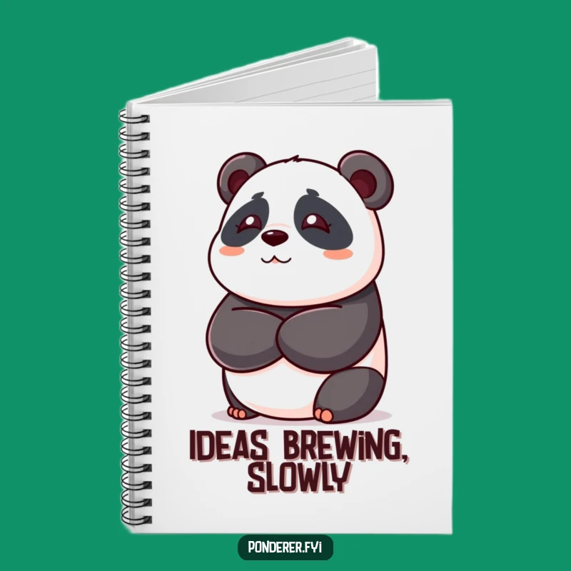 Funny Panda Notebook: Deep Thoughts Journal, Ideal Humorous Gift for Writers