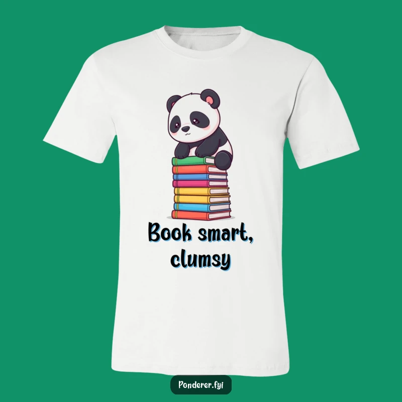 Funny Panda Scholar T-Shirt: Wear Your Determination Proudly